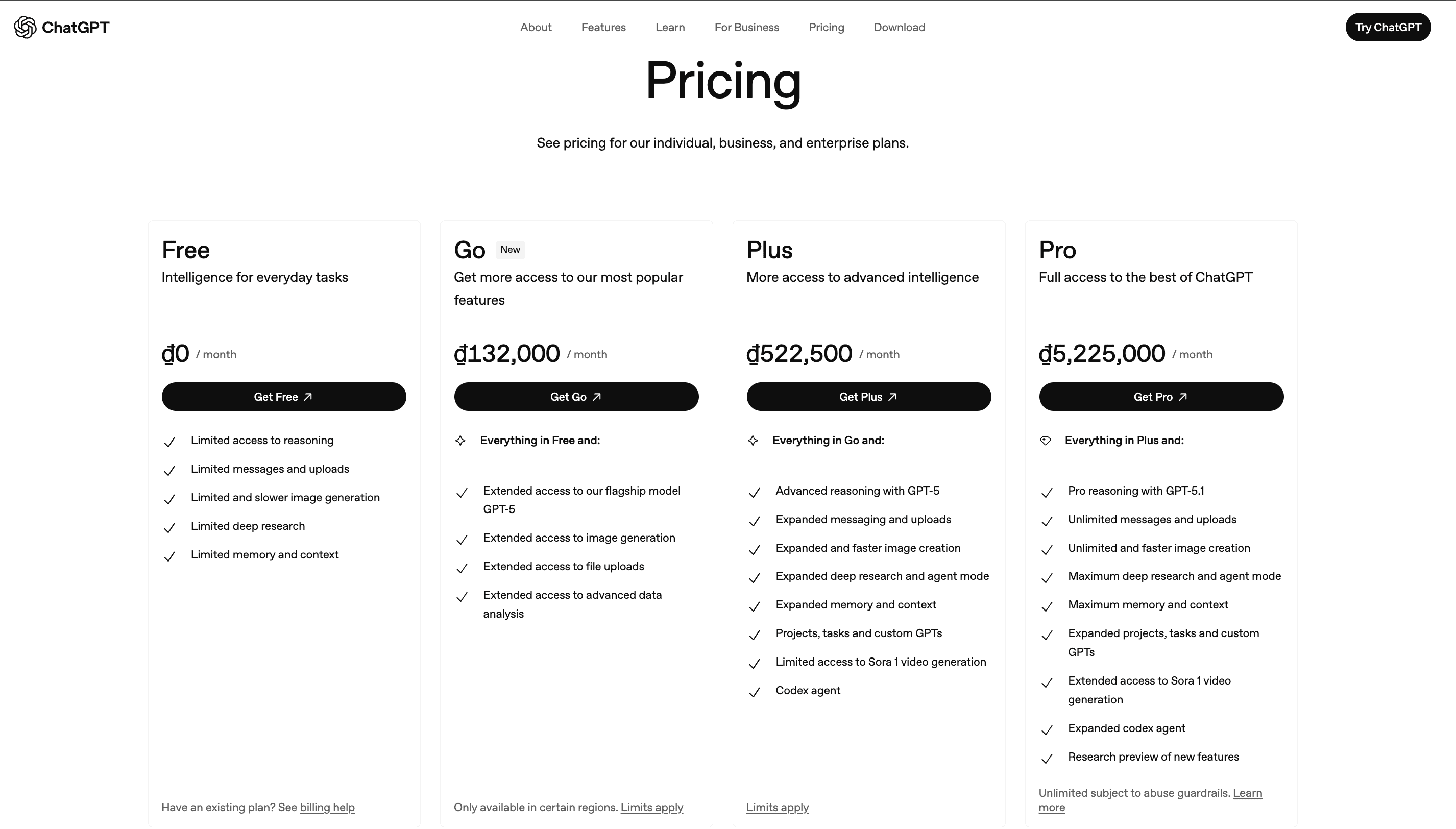 chatgpt pricing plan